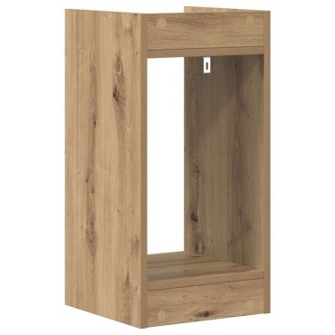 vidaXL Βάση φυτών Artisan Δρυς 30 x 30 x 60 cm Επεξεργασμένο Ξύλο