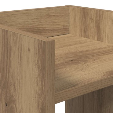 vidaXL Βάση φυτών Artisan Δρυς 30 x 30 x 60 cm Επεξεργασμένο Ξύλο