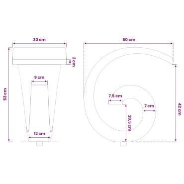 vidaXL Καταρράκτης πισίνας με LED Ανοξείδωτο Ατσάλι 304