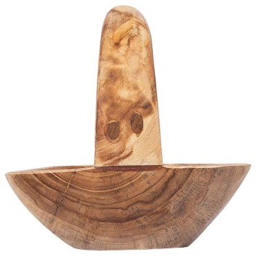 vidaXL Fruit Bowl JEPARA Teak Brown 61 x 21 x 21 cm