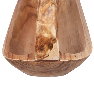 vidaXL Fruit Bowl JEPARA Teak Brown 61 x 21 x 21 cm