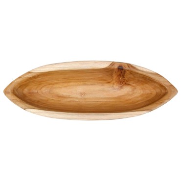 vidaXL Fruit Bowl JEPARA Teak Brown 46 x 16 x 11 cm