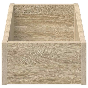 vidaXL Κουτί LP 2 τμχ. Sonoma Δρυς 23 x 33 x 16 εκ. Επεξεργασμένο Ξύλο