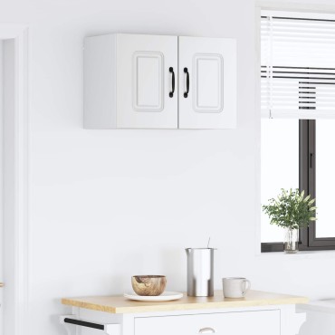 vidaXL Πάνελ πλυντηρίου πιάτων Kalmar Λευκό 60x31x40 εκ
