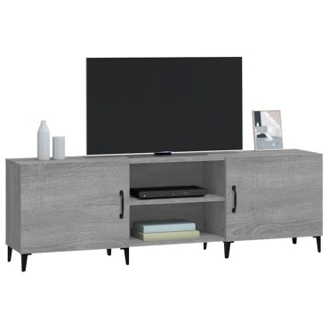 vidaXL Έπιπλο Τηλεόρασης Γκρι Sonoma 150x30x50cm από Επεξεργ. Ξύλο