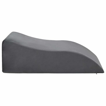 vidaXL Μαξιλάρι Ποδιών 68 x 41 x 21 εκ PU Αφρός Γκρι