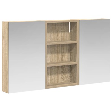 vidaXL Σετ Ντουλαπιών Μπάνιου 3 τεμ. 90x10,5x50 εκ