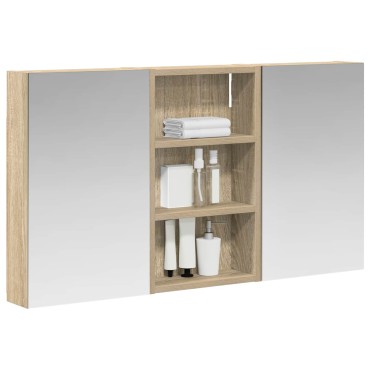 vidaXL Σετ Ντουλαπιών Μπάνιου 3 τεμ. 90x10,5x50 εκ