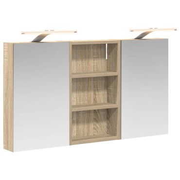 vidaXL Σετ Ντουλαπιών Μπάνιου 3 τεμ. 90x10,5x50 εκ
