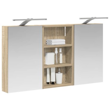 vidaXL Σετ Ντουλαπιών Μπάνιου 3 τεμ. 90x10,5x50 εκ