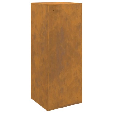 vidaXL Θυρίδα Πακέτων με αποθήκευση με πόρτα Σκ rusty 41 x 38 x 103 εκ