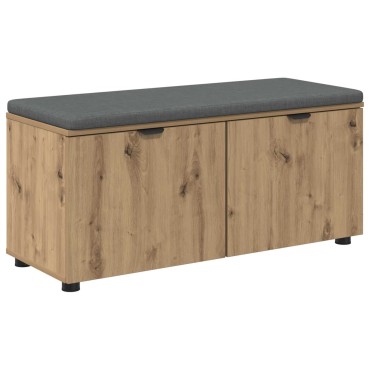 vidaXL Παγκάκι Χαλωρίου Τεχνίτικη Δρυς 100x38x46 εκ 1 τεμ.