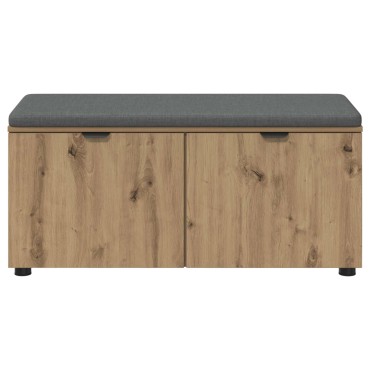 vidaXL Παγκάκι Χαλωρίου Τεχνίτικη Δρυς 100x38x46 εκ 1 τεμ.
