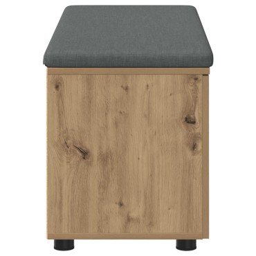 vidaXL Παγκάκι Χαλωρίου Τεχνίτικη Δρυς 100x38x46 εκ 1 τεμ.