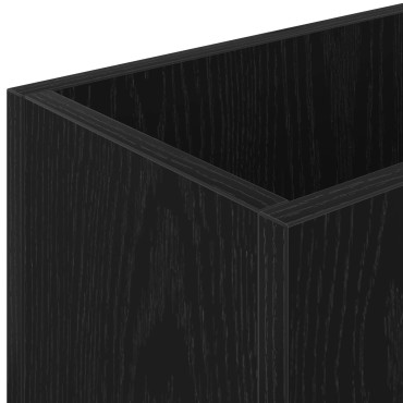 vidaXL Σχέδιο & βάση αποθήκευσης Μαύρη Οξυά 40 x 20 x 55,5 εκ