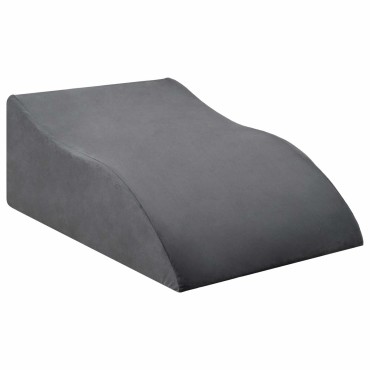 vidaXL Μαξιλάρι Ποδιών 68 x 41 x 24 εκ PU Αφρός Γκρι