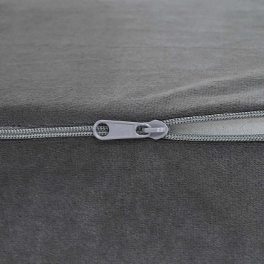 vidaXL Μαξιλάρι Ποδιών 68 x 25 x 21,5 εκ Σφιχτό PU Αφρός Γκρι