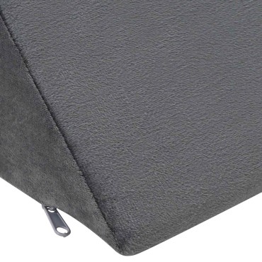 vidaXL Μαξιλάρι Ποδιών 68 x 25 x 21,5 εκ Σφιχτό PU Αφρός Γκρι