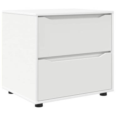 vidaXL Ντουλάπι αποθήκευσης 60x48x57cm Επεξεργασμένο Ξύλο Λευκό 1 τεμ.