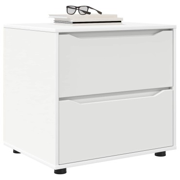 vidaXL Ντουλάπι αποθήκευσης 60x48x57cm Επεξεργασμένο Ξύλο Λευκό 1 τεμ.