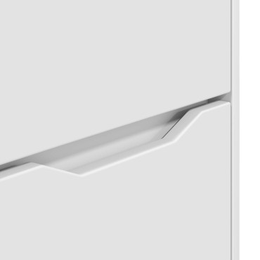 vidaXL Ντουλάπι αποθήκευσης 60x48x57cm Επεξεργασμένο Ξύλο Λευκό 1 τεμ.