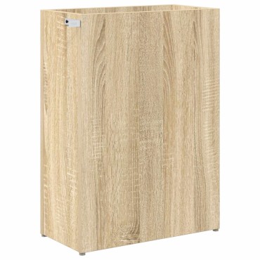 vidaXL Σχέδιο & βάση αποθήκευσης Δρύς Sonoma 40 x 20 x 55,5 εκ