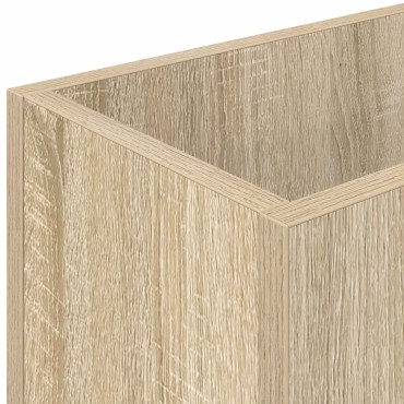 vidaXL Σχέδιο & βάση αποθήκευσης Δρύς Sonoma 40 x 20 x 55,5 εκ