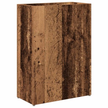 vidaXL Σχέδιο & βάση αποθήκευσης Παλιό ξύλο 40 x 20 x 55,5 εκ