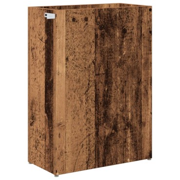 vidaXL Σχέδιο & βάση αποθήκευσης Παλιό ξύλο 40 x 20 x 55,5 εκ