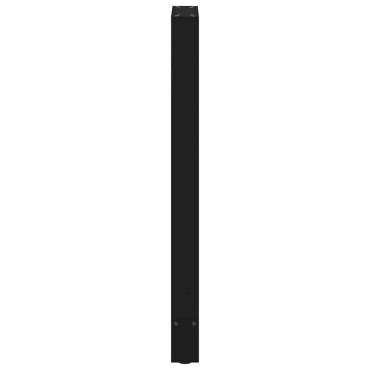 vidaXL Πόδια Τραπεζιού Μπαρ 2 τεμ. Μαύρα 40x (100-101)cm Ατσάλι