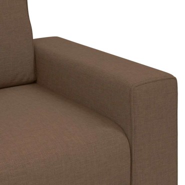 vidaXL Πολυθρόνα Καφέ 100x77x82cm Ύφασμα 1 τεμ. Γωνιακός