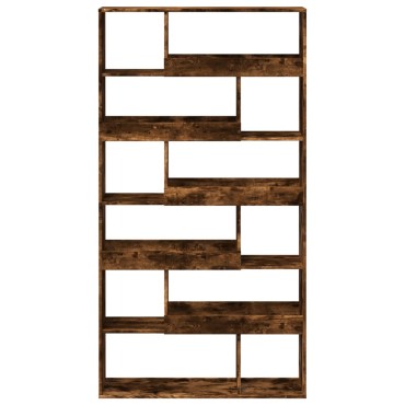 vidaXL Βιβλιοθήκη Καπνιστή Δρυς 100x33x187,5cm από Επεξεργασμένο Ξύλο 1 τεμ.