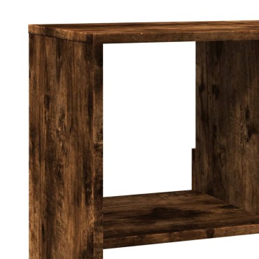 vidaXL Βιβλιοθήκη Καπνιστή Δρυς 100x33x187,5cm από Επεξεργασμένο Ξύλο 1 τεμ.