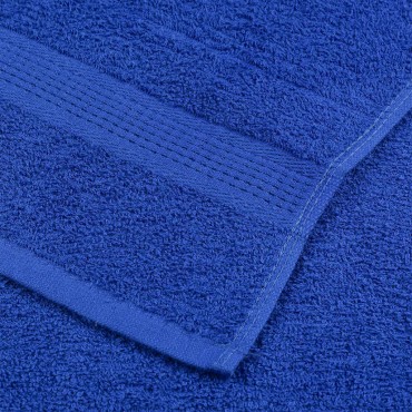 vidaXL Πετσέτες Μπάνιου FROGN 10 τεμ. Μπλε 70x140 εκ. 360 γρ./μ²