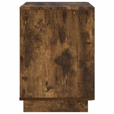vidaXL Έπιπλο μπάνιου Καπνισμένο Ξύλο Δρυός 60x41x58cm 1 τεμ.