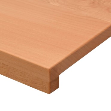 vidaXL Σκαλοπάτια 2 τεμ. 80 x 25 x 2 cm Βερνίκι Στερεό ξύλο οξιάς