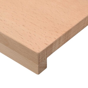 vidaXL Σκαλοπάτια 20 τεμ. 120 x 30 x 2 cm Φυσικό Στερεό ξύλο οξιάς