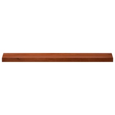 vidaXL Παράθυρα 2 τμχ. Καφέ 120 x 20 x 2 cm Στερεό ξύλο οξιάς