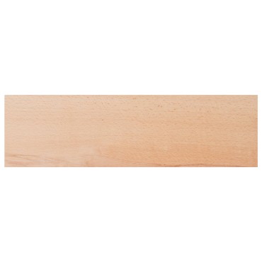 vidaXL Παράθυρα 2 τμχ. Φυσικό 140 x 40 x 2 cm Στερεό ξύλο οξιάς