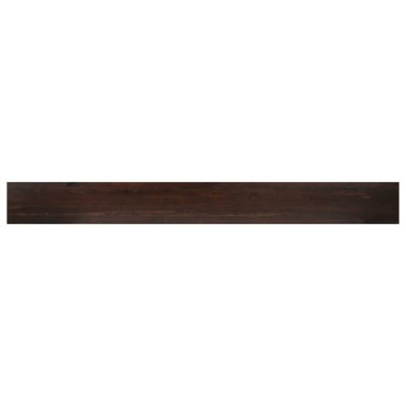 vidaXL Παράθυρα 2 τμχ. Σκούρο Καφέ 160 x 20 x 2 cm Στερεό ξύλο οξιάς