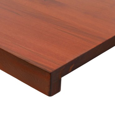 vidaXL Παράθυρα 2 τμχ. Καφέ 160 x 15 x 2 cm Στερεό ξύλο οξιάς