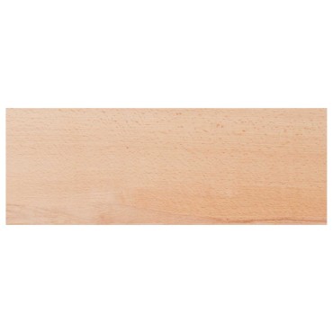 vidaXL Παράθυρα 2 τμχ. Φυσικό 110 x 40 x 2 cm Στερεό ξύλο οξιάς