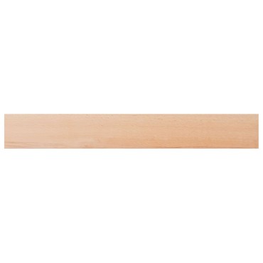 vidaXL Παράθυρα 2 τμχ. Φυσικό 110 x 20 x 2 cm Στερεό ξύλο οξιάς