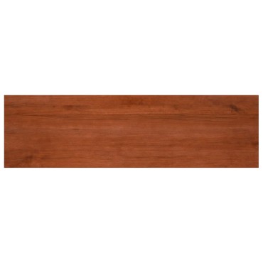 vidaXL Παράθυρα 2 τμχ. Καφέ 140 x 40 x 2 cm Στερεό ξύλο οξιάς