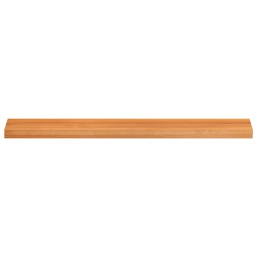 vidaXL Παράθυρα 2 τμχ. Ανοιχτό καφέ 120 x 15 x 2 cm Στερεό ξύλο οξιάς