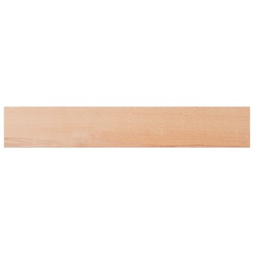 vidaXL Παράθυρα 2 τμχ. Φυσικό 90 x 15 x 2 cm Στερεό ξύλο οξιάς