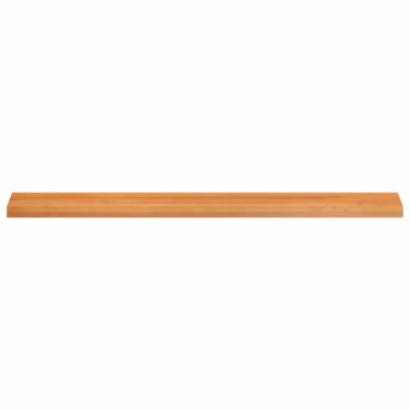 vidaXL Παράθυρα 2 τμχ. Ανοιχτό καφέ 140 x 20 x 2 cm Στερεό ξύλο οξιάς