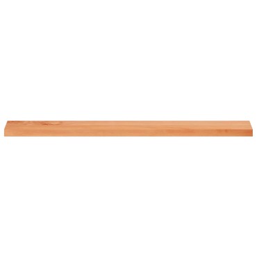 vidaXL Παράθυρα 2 τμχ. Βερνίκι 140 x 15 x 2 cm Στερεό ξύλο οξιάς