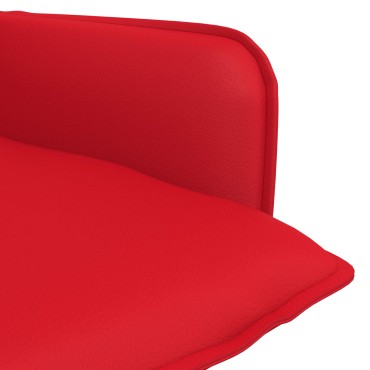 vidaXL Πολυθρόνα Κόκκινο Τεχνητό Δέρμα 70x73x83cm 1 τεμ.