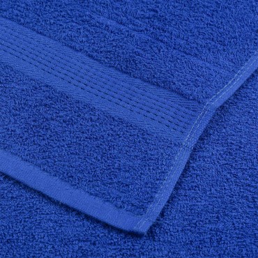 vidaXL Πετσέτες FROGN 2 τεμ. Μπλε 100x200 εκ. 360 γρ./μ²